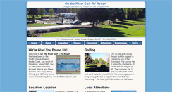 Desktop Screenshot of ontherivergolf-rv.com